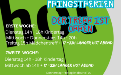 Öffnungszeiten Pfingstferien