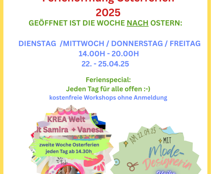 Offener Treff Osterferien 2025