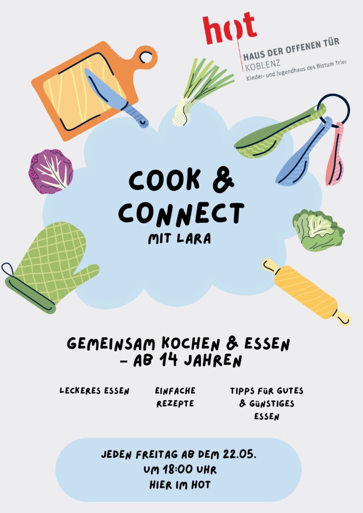 Cook und Connect Freitags ab 18:00 Uhr im HoT Koblenz
